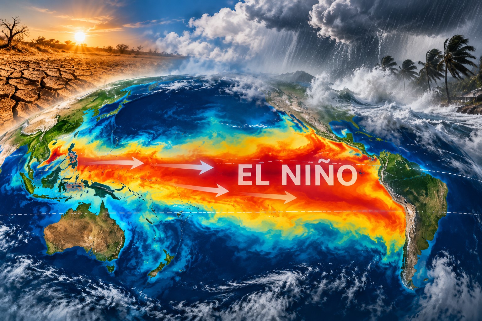 Mis on El Niño ja miks sellest praegu nii palju räägitakse? Tugev 2026. aasta El Niño võib mõjutada ilma üle maailma